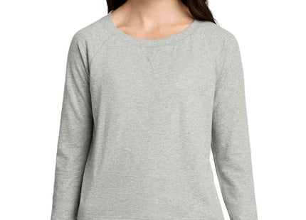District Women's Featherweight French Terry Long Sleeve Crewneck DT672