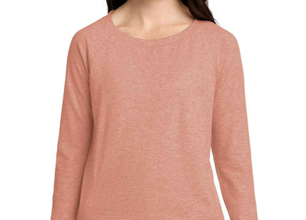 District Women's Featherweight French Terry Long Sleeve Crewneck DT672