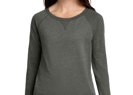 District Women's Featherweight French Terry Long Sleeve Crewneck DT672
