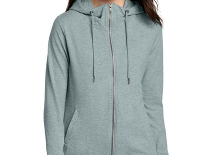 District Women's Featherweight French Terry FullZip Hoodie DT673