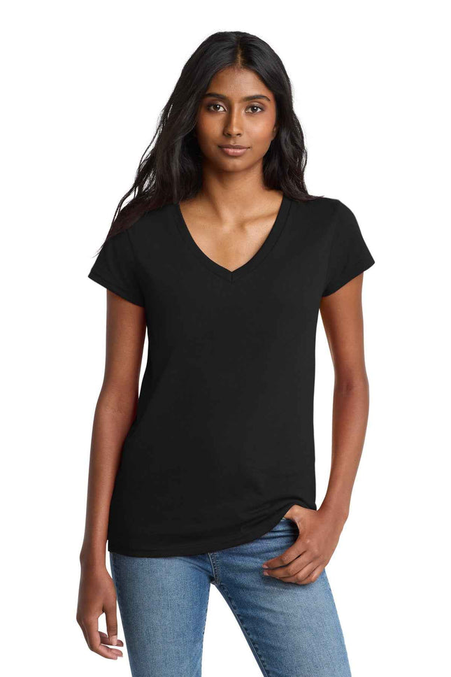 District Women's ReTee  VNeck DT8001