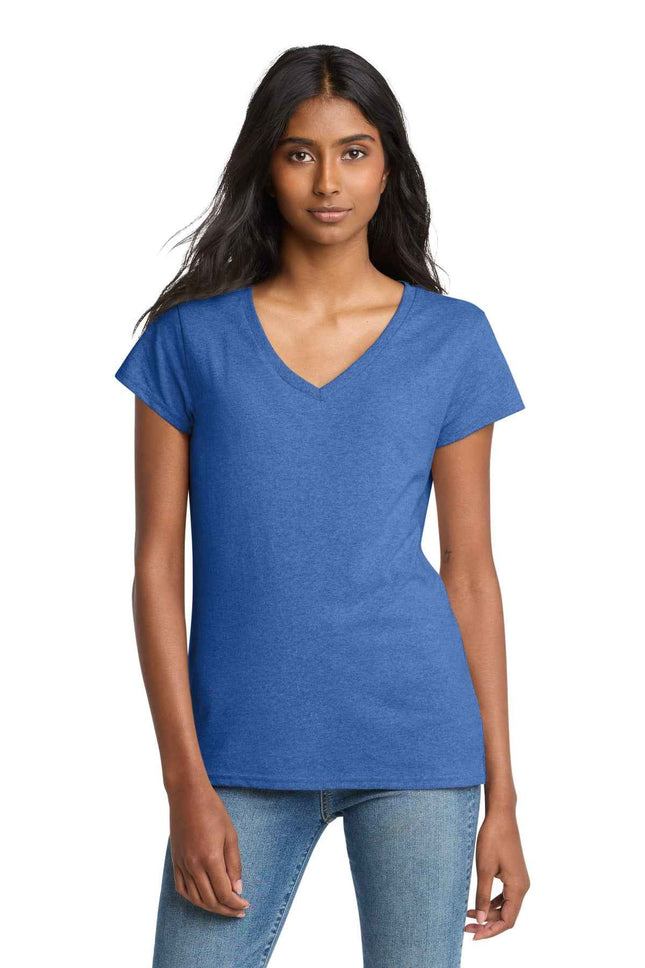 District Women's ReTee  VNeck DT8001