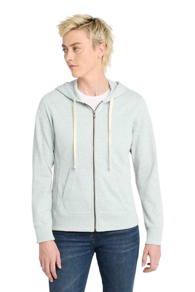 District Women's ReFleeceFullZip Hoodie DT8103