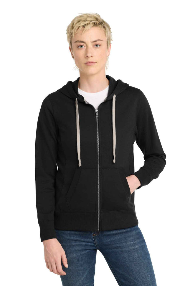 District Women's ReFleeceFullZip Hoodie DT8103