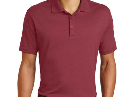 Eddie Bauer Performance Polo EB102 Red Rhubarb