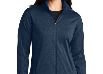 Eddie Bauer Women's Adventurer FullZip EB121 River Blue Navy Heather