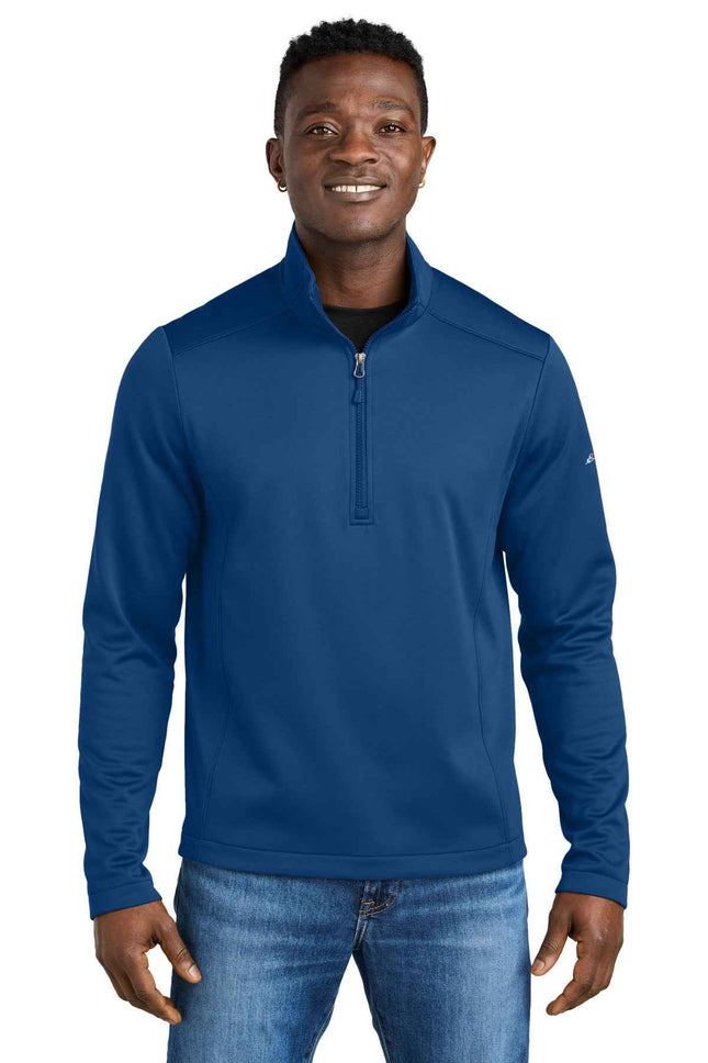 Eddie Bauer Smooth Mid Layer Fleece 1/2Zip EB2360 Cobalt Blue