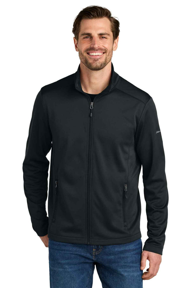 Eddie Bauer Smooth Mid Layer Fleece FullZip EB2460 Black