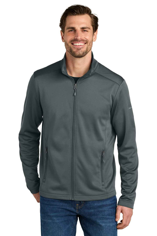 Eddie Bauer Smooth Mid Layer Fleece FullZip EB2460 Iron Gate