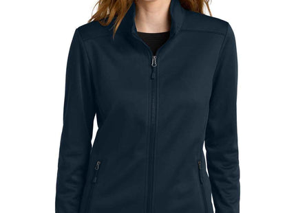 Eddie Bauer Women's Smooth Mid Layer Fleece FullZip EB2470 River Blue Navy