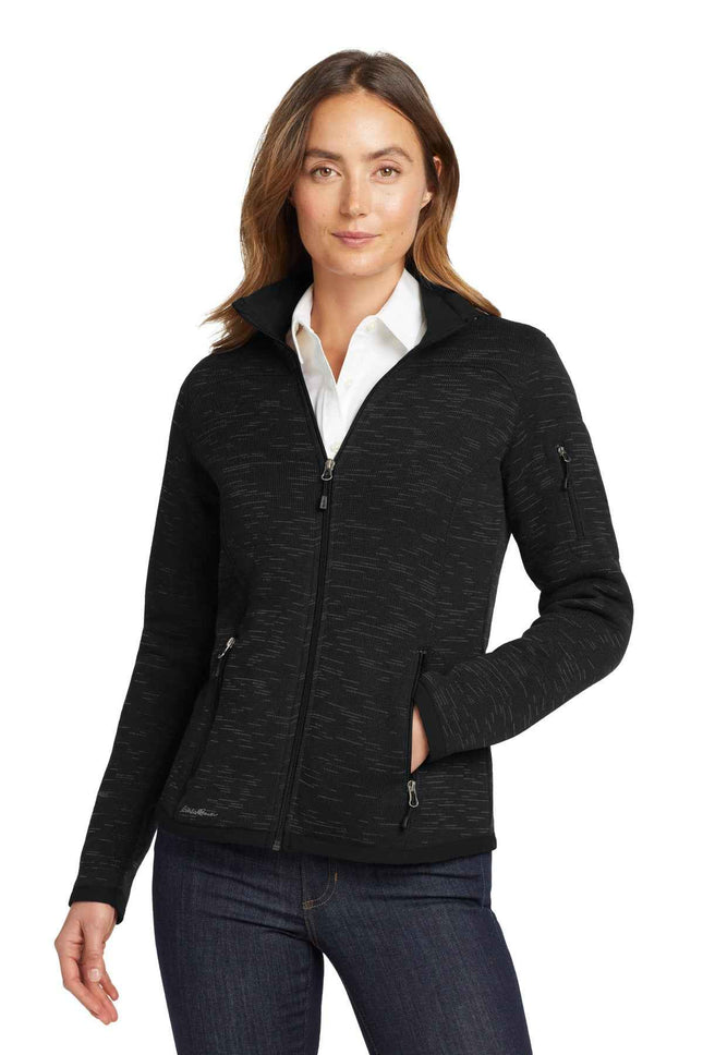 Eddie Bauer Women's Sweater Fleece FullZip EB251 Black