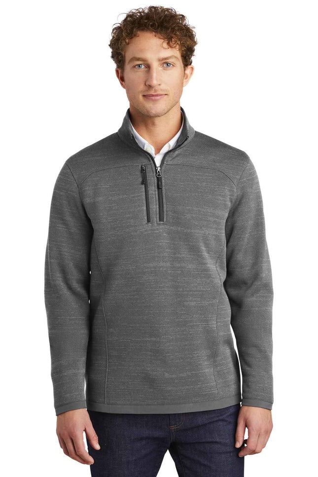 Eddie Bauer Sweater Fleece 1/4Zip EB254 Dark Grey Heather