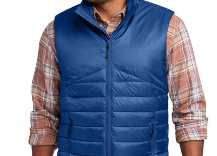 Eddie Bauer Quilted Vest EB512 Cobalt Blue
