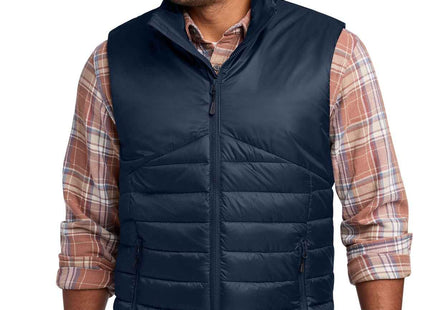 Eddie Bauer Quilted Vest EB512 River Blue Navy