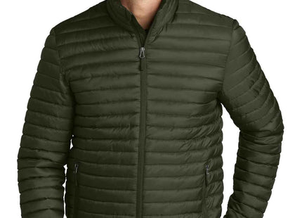 Eddie Bauer Packable Quilted FullZip EB514 Olive Green