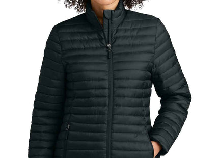 Eddie Bauer Women's Packable Quilted FullZip EB515 Black