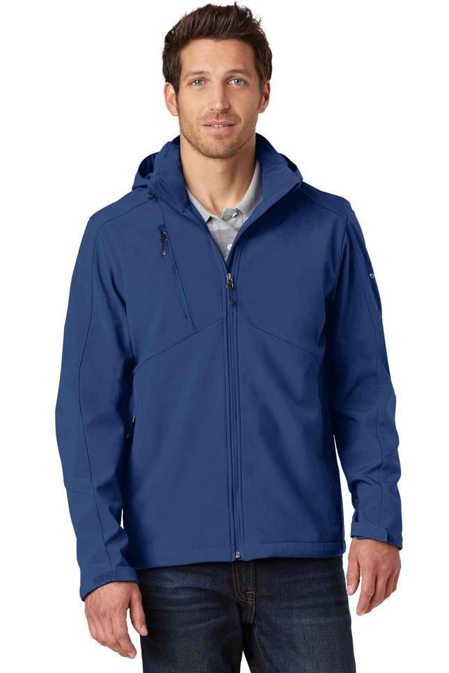 Eddie Bauer Hooded Soft Shell Parka EB536 Admiral Blue