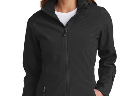Eddie Bauer Women's Hooded Soft Shell Parka EB537 Black