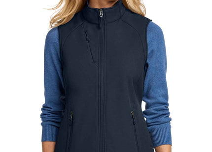 Eddie Bauer Women's Stretch Soft Shell Vest EB547 River Blue Navy