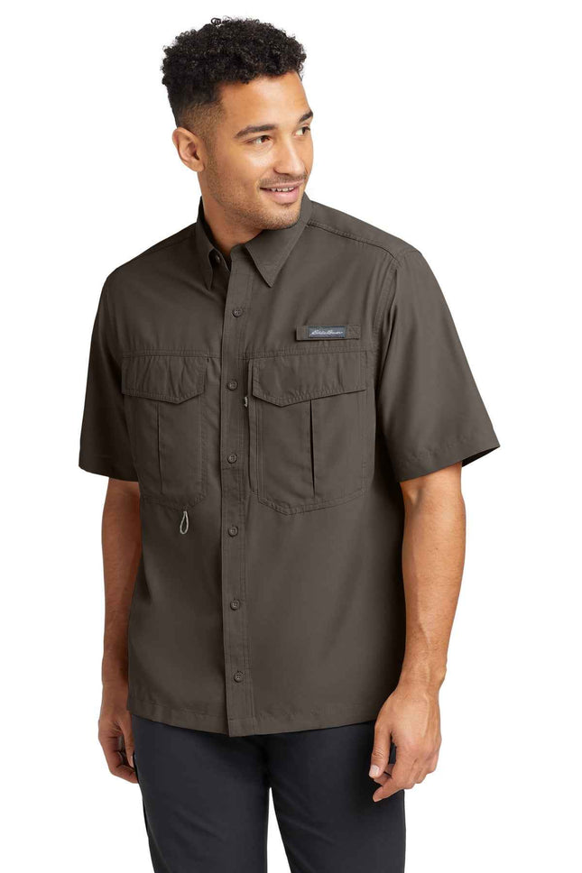 Eddie Bauer Short Sleeve Performance Fishing Shirt EB602 Boulder