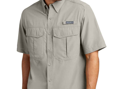Eddie Bauer Short Sleeve Performance Fishing Shirt EB602 Driftwood