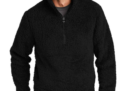 Port Authority Cozy 1/4Zip Fleece F130 Black
