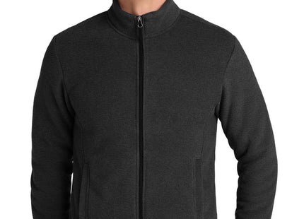 Port Authority Ultra Warm Brushed Fleece Jacket F211 Graphite Deep Black
