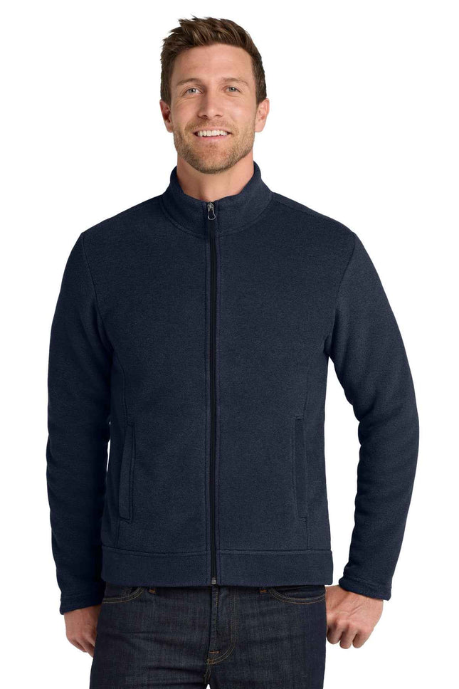 Port Authority Ultra Warm Brushed Fleece Jacket F211 Insignia Blue River Blue Navy
