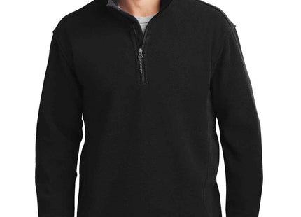 Port Authority Value Fleece 1/4Zip Pullover F218 Black