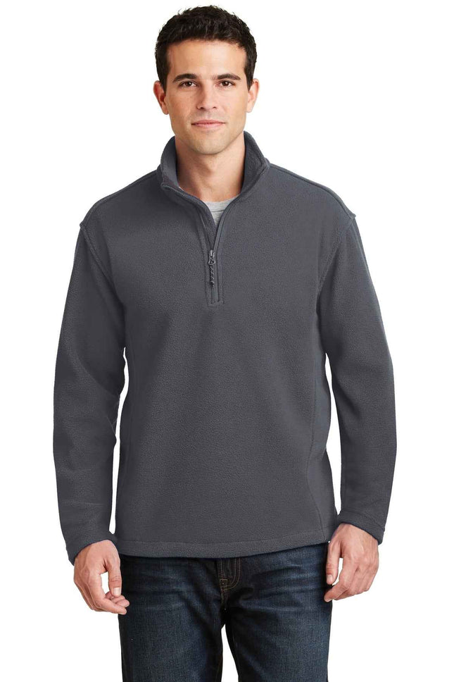 Port Authority Value Fleece 1/4Zip Pullover F218 Iron Grey