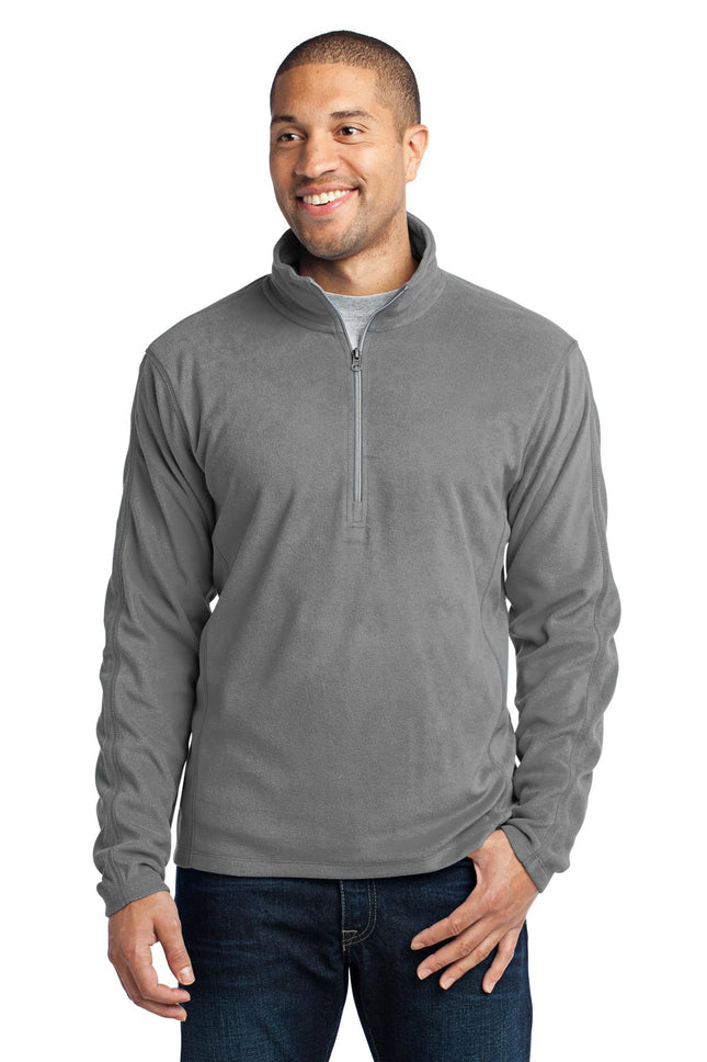 Port Authority Microfleece 1/2Zip Pullover F224 Pearl Grey