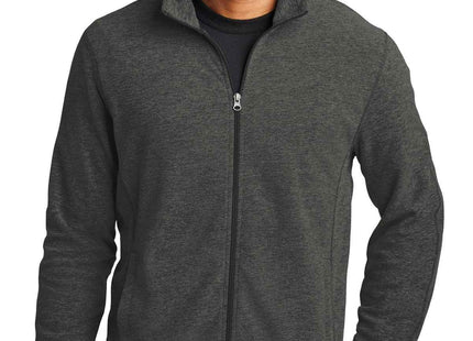 Port Authority Heather Microfleece FullZip Jacket F235