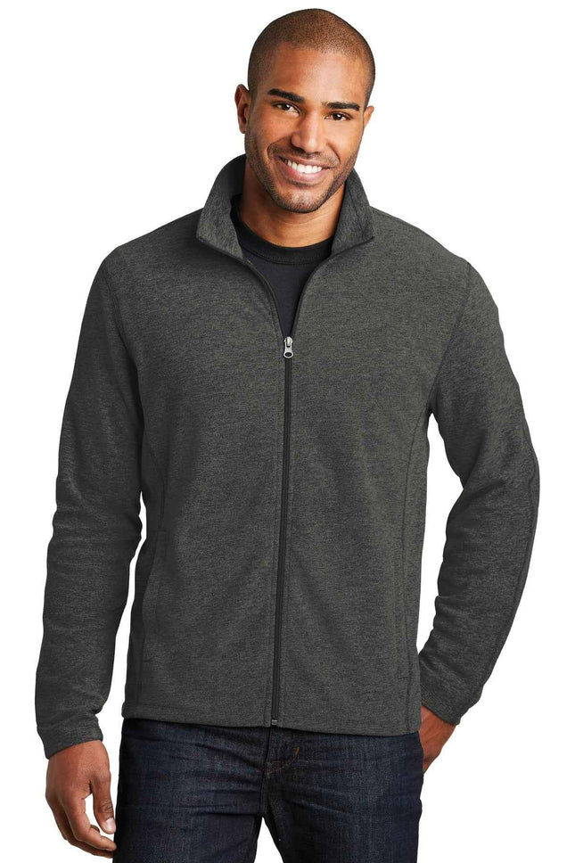 Port Authority Heather Microfleece FullZip Jacket F235