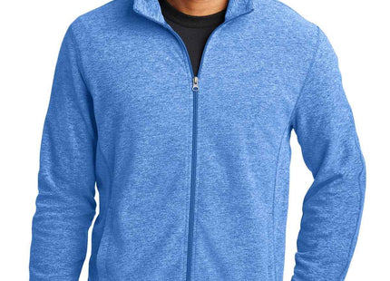 Port Authority Heather Microfleece FullZip Jacket F235