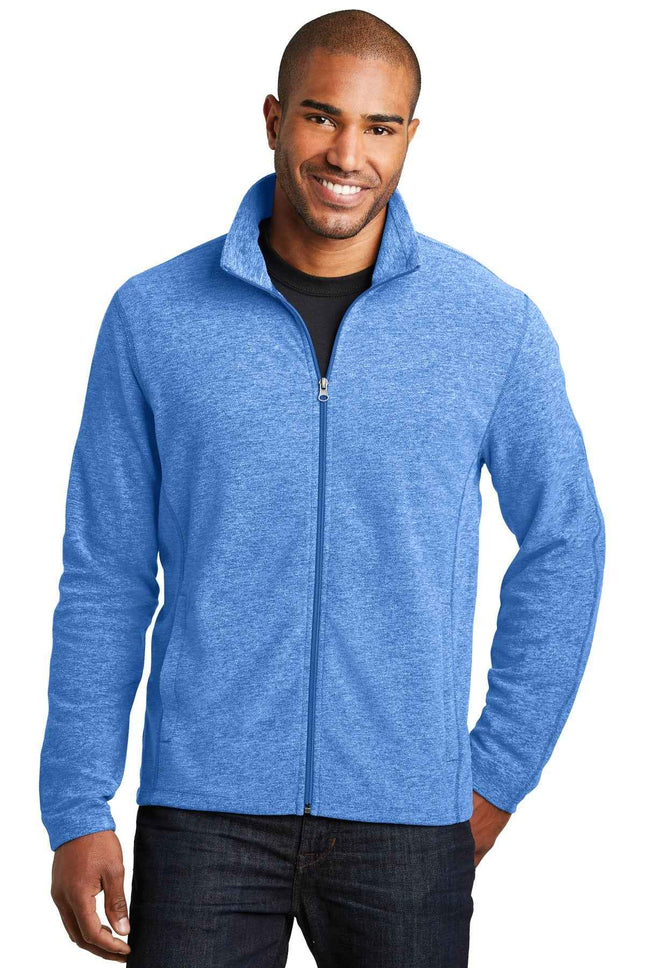 Port Authority Heather Microfleece FullZip Jacket F235