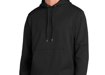 SportTek SportWick Fleece Hooded Pullover F244 Black