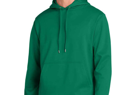 SportTek SportWick Fleece Hooded Pullover F244 Kelly Green
