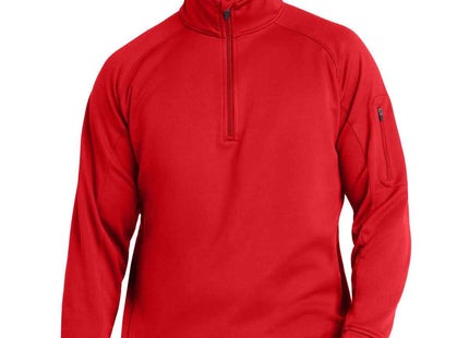 SportTek Tech Fleece 1/4Zip Pullover F247 True Red