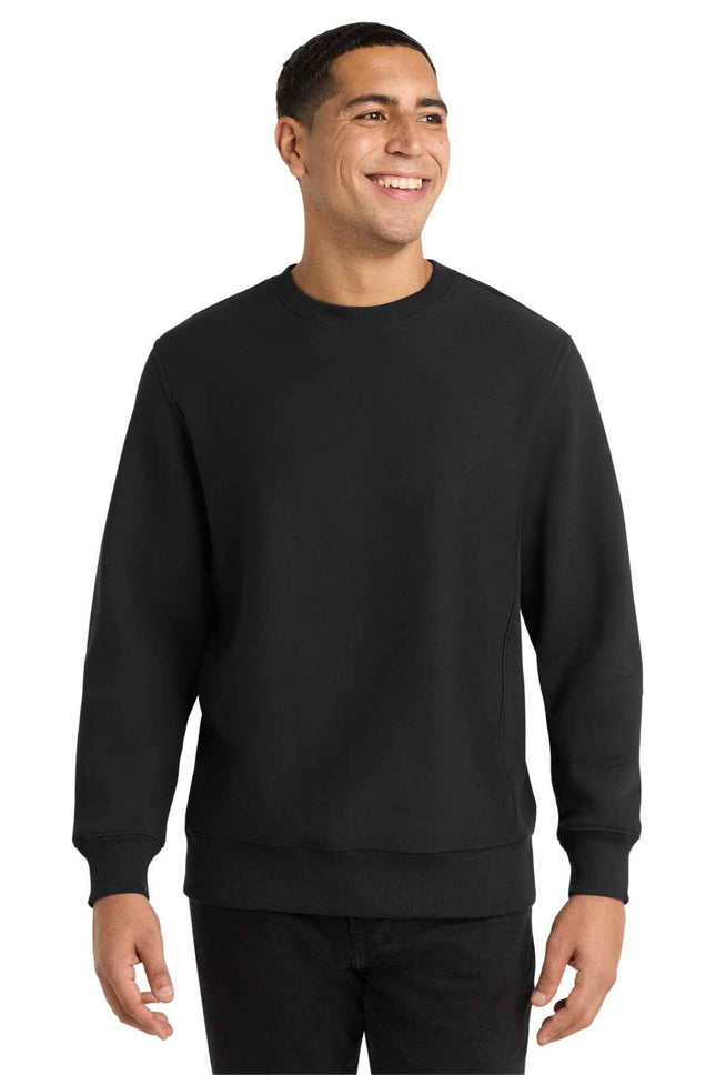SportTek Super Heavyweight Crewneck Sweatshirt F280 Black
