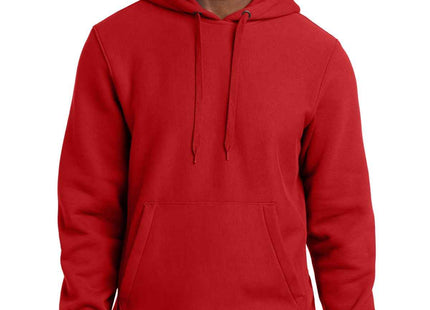 SportTek Super Heavyweight Pullover Hooded Sweatshirt F281 Red