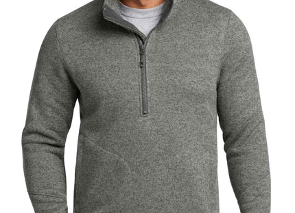 Port Authority Arc Sweater Fleece 1/4Zip F426 Deep Smoke Heather