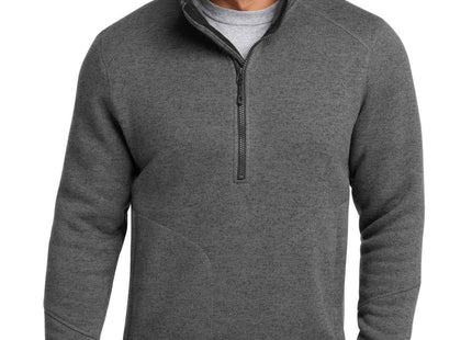 Port Authority Arc Sweater Fleece 1/4Zip F426 Grey Smoke Heather