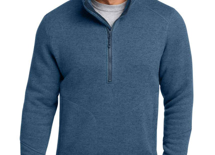 Port Authority Arc Sweater Fleece 1/4Zip F426 Insignia Blue Heather