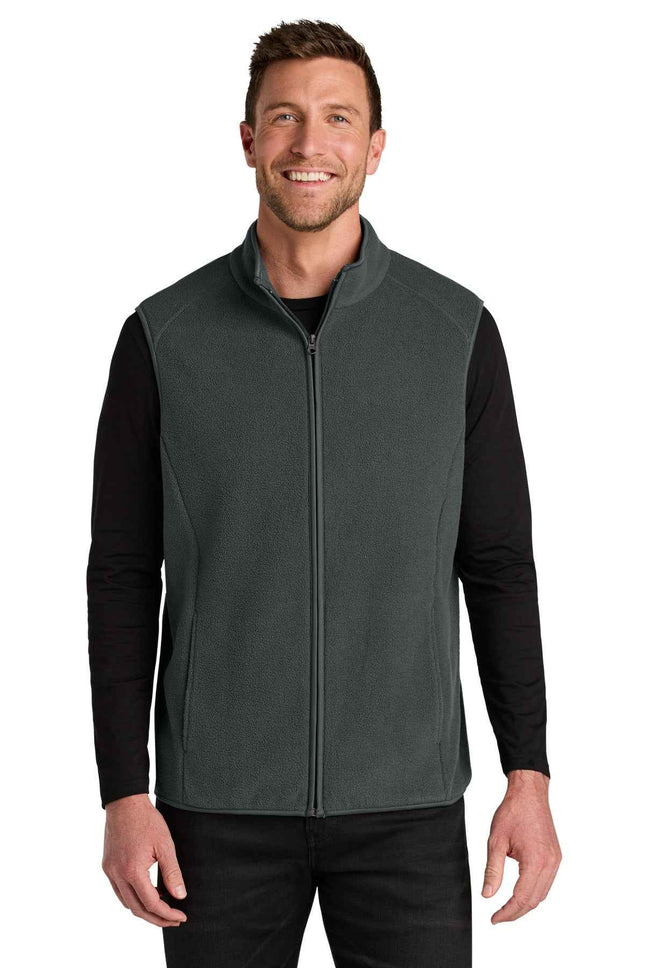 Port Authority CFREE Fleece Vest F702 Grey Steel