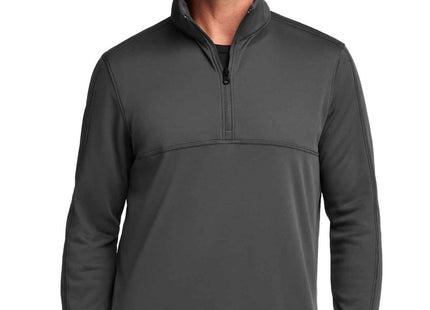 Port Authority Smooth Fleece 1/4Zip F804 Graphite