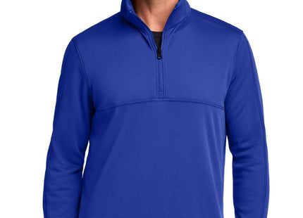 Port Authority Smooth Fleece 1/4Zip F804 True Royal