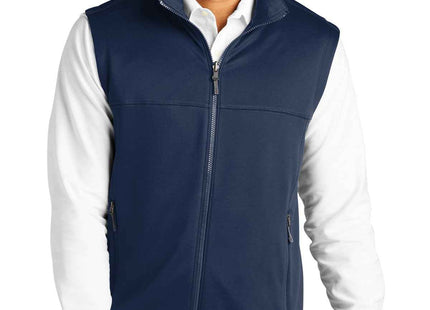 Port Authority Collective Smooth Fleece Vest F906 River Blue Navy