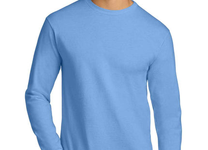 Gildan Ultra Cotton 100% US Cotton Long Sleeve T Shirt G2400 Carolina Blue