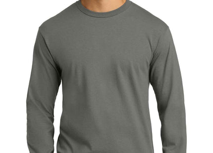 Gildan Ultra Cotton 100% US Cotton Long Sleeve T Shirt G2400 Charcoal