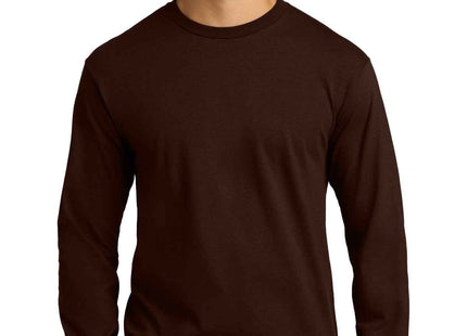 Gildan Ultra Cotton 100% US Cotton Long Sleeve T Shirt G2400 Dark Chocolate
